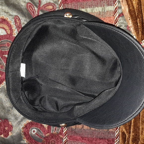 ?BLACK WOOL BLEND Hat